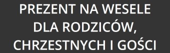 podziękowania dla gości ślub